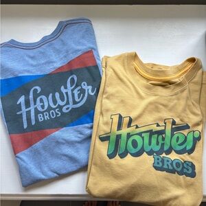 Howler Brothers Men’s Graphic Tees - Blue and Yellow